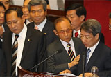 난장판 된 정운찬 총리의