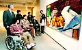 "그림보며 병마 잊었어요"