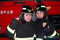최초 화재진압 여성소방관
