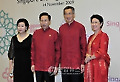 <APEC>이 대통령 내외 리셉션 참석