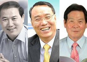 텅빈 국회 '빛나는 선량' 3인방
