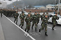 海士교장 27km `전투행군'