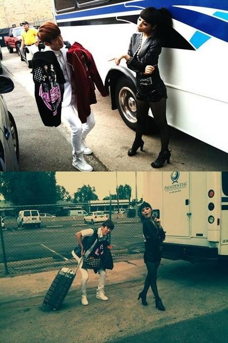 2AM Jo Kwon & Wonder Girls Sun-Ye having fun time together 20100707165606592