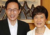 MB-박근혜 전격회동 '매듭 풀렸다?'
